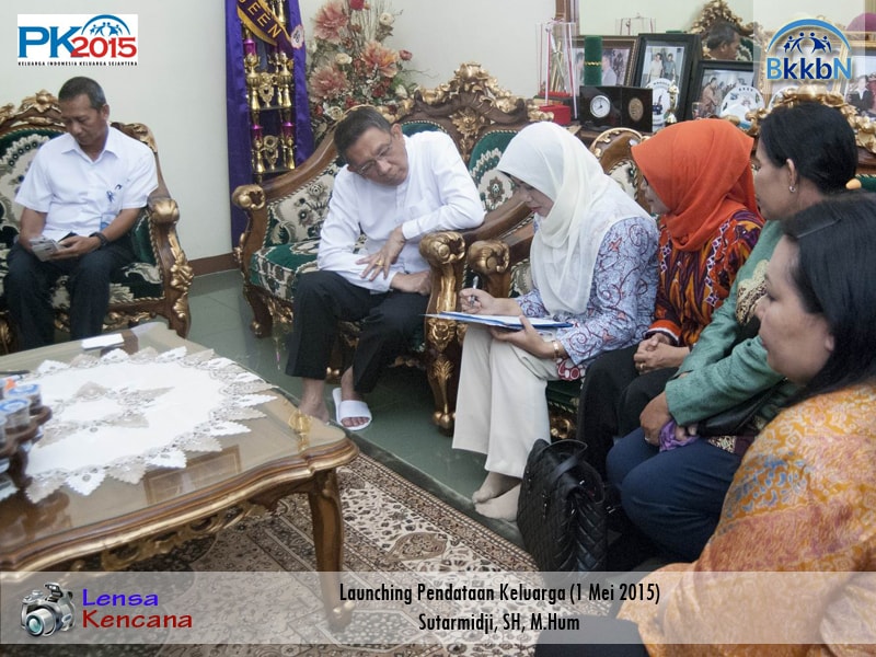 Launching Pendataan Keluarga di Rumah Kediaman Walikota Pontianak