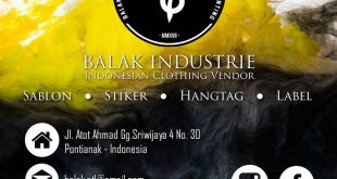 Balak Industrie, Tempatnya Spesialis Sablon di Pontianak